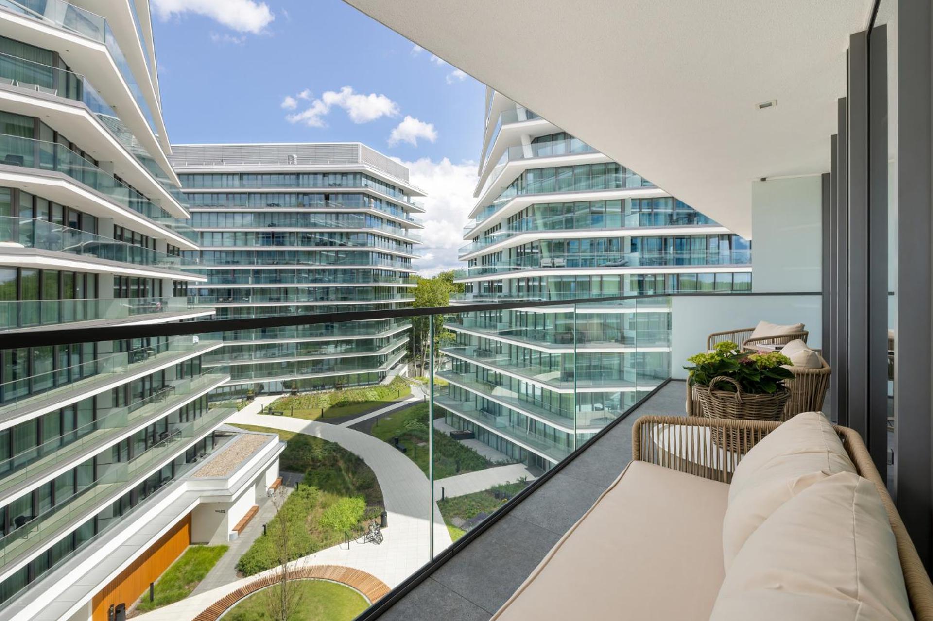 Апартаменты Waveview 5Th Floor Dream View Мендзыздрое Экстерьер фото